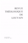 REVUE THEOLOGIQUE DE LOUVAIN. Trimestriel, fasc. 1, 22è Année, - janvier-mars 1991 - Uniatisme et communion