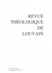 REVUE THEOLOGIQUE DE LOUVAIN. Trimestriel, fasc. 4, 24è Année, - octobre-décembre 1993 - La collégialité dans l'église ancienne